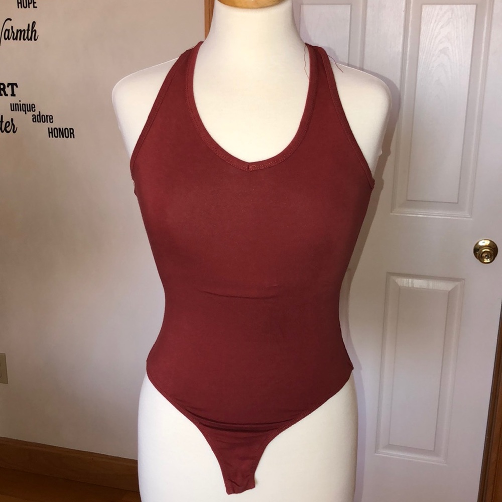 Body Suit- Burnt Orange